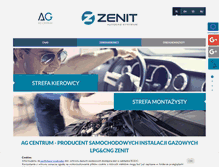 Tablet Screenshot of agcentrum.pl